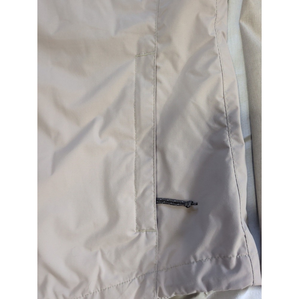 Columbia Womens Medium Abbotsville Windbreaker Lightweight Hooded Jacket Gray - Picture 5 of 8